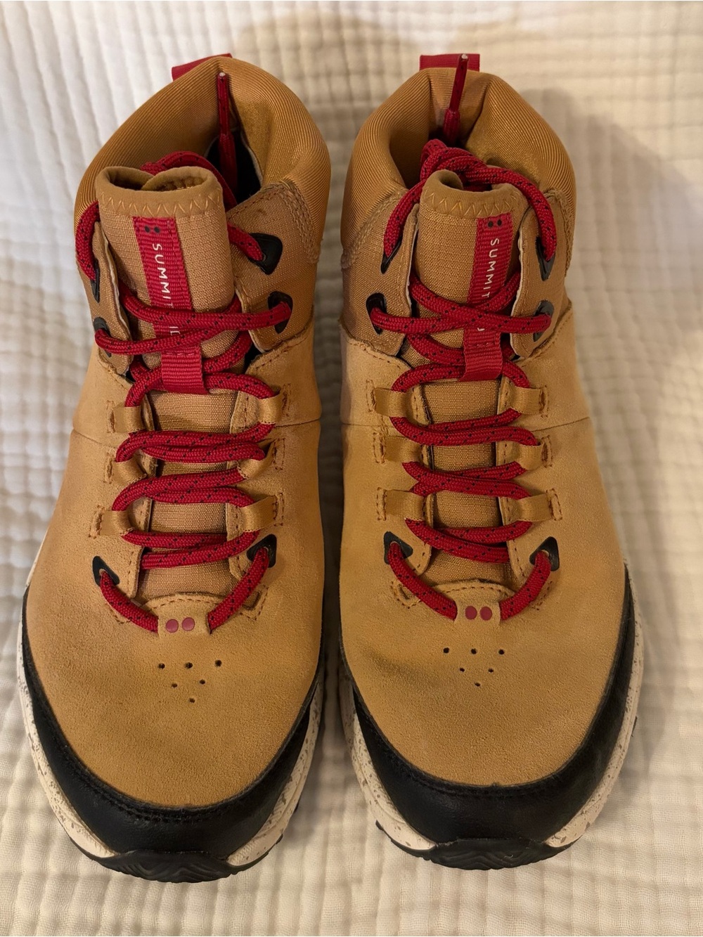 Ryka Summit Womens water repelling mid ankle hiking trail boots suede upper Sz 6